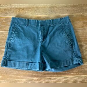 Vince Cuffed Woman’s Cotton Navy Chino Shorts size 8